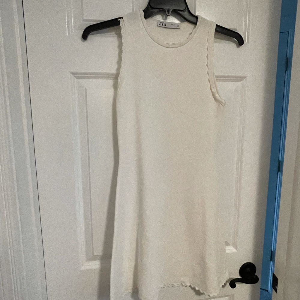 Zara white dress